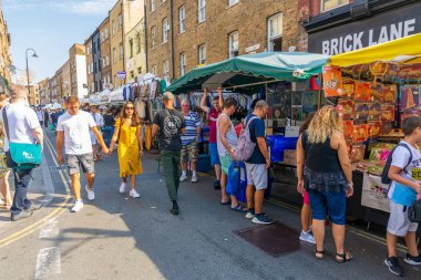  Hip Shoreditch çeyrek Spitalfield pazar, Londra