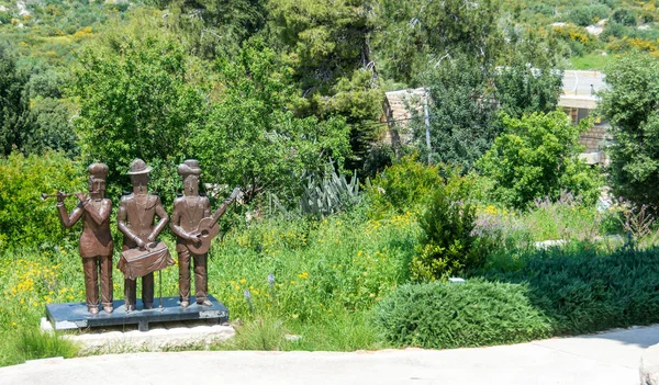 Известная деревня художников Эйн-Ход, Израиль — стоковое фото