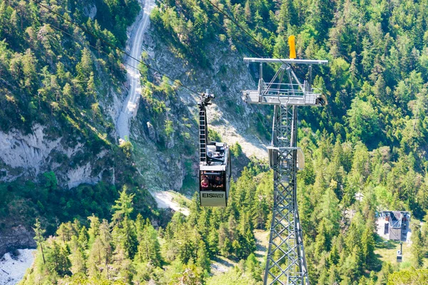 Cable car at Eisriesenwelt Ice Cave in Austria — Stock Photo, Image