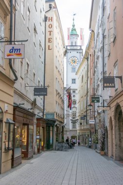 Eski şehirde Ünlü Salzburg Pasajı