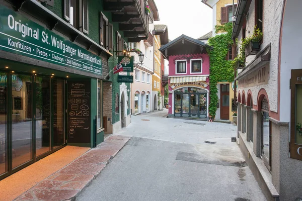 Callejuelas y calles históricas en St. Wolfgang — Foto de Stock