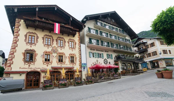 Ruelles et rues historiques à St. Wolfgang — Photo