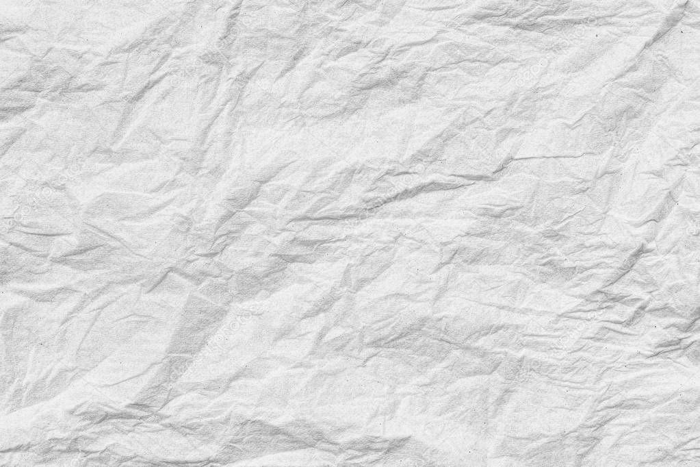 White crumbled paper texture background for cover card design
