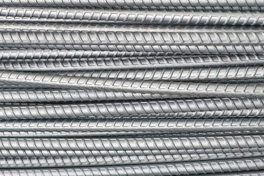 çelik barlar yakın doku arka plan Sanayi İnşaat için kadar sığ Dof