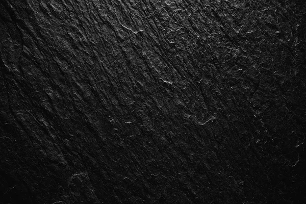 Piedra de roca fondo negro abstracto, fondo de naturaleza de alta resolución para el diseño de blackdrop o superposición — Foto de Stock
