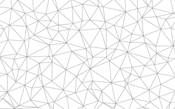 Fundo geométrico cinza e branco com design de formas de triângulo poli baixo — Vetor de Stock