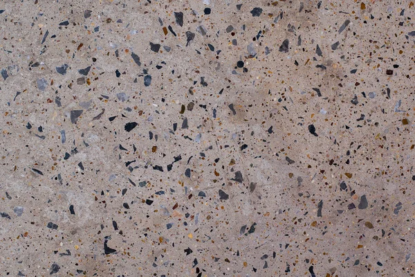 石材混凝土地板装饰混凝土地板用小岩石抛光 — 图库照片