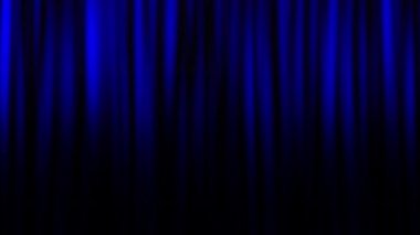 4 k mavi malzeme perde hareket arka plan tasarlamak zemin için