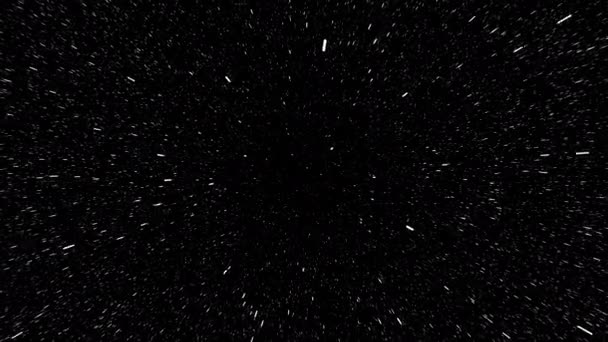 Abstraktní hyperskok ve vesmíčném designu pro pozadí VDO — Stock video