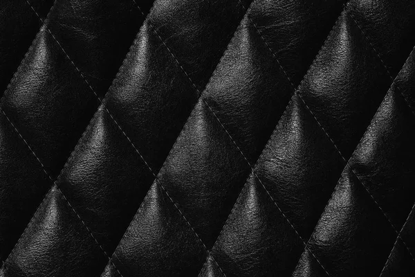 Black Leather Texture background,leather textures are being used in a wide range of design projects either in web design or graphic design — Stock Photo, Image