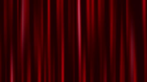 4K RED material curtain motion background for backdrop design — Stock Video