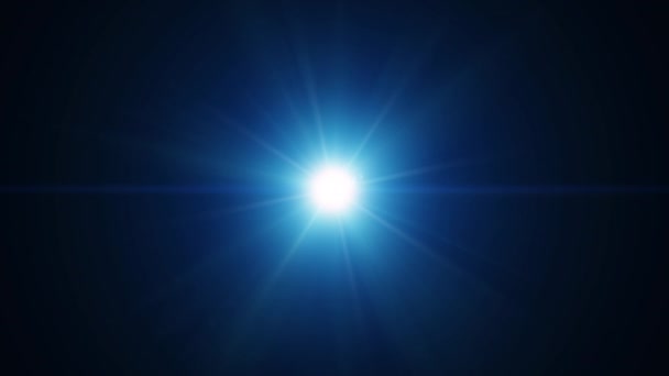 Resplandor de haz de luz brillante abstracto con fondo de rayo de movimiento — Vídeo de stock