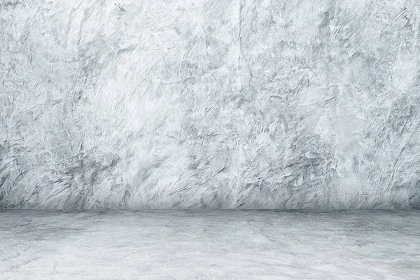 Biały szary beton tło i puste betonowe podłogi z studio światła gardient dla projektowania tła — Zdjęcie stockowe