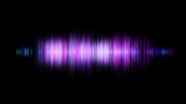 Abstract sound wave background glowing light audio Wave background for video design — Stock Video