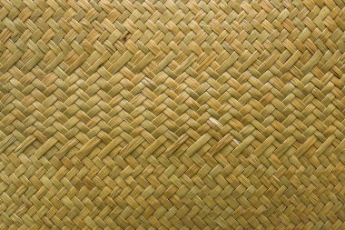 Doğal hasır dokuma Rattan sedge çim doku arka plan örgülü