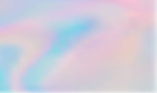 Abstrakte holographische Farben Farbverlauf abstrakte wellige Farbe Pastell Hintergrund — Stockvektor