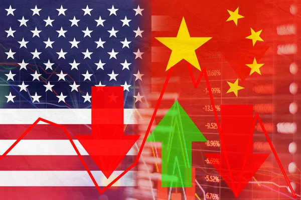 Trade War,US and China trade war economy conflict turmoil and global economic gloom cast a dark shadow on equity stock markets and world economic