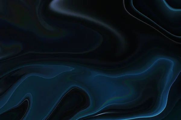 Pintura líquida azul oscuro jaspeado, diseño de textura de mármol líquido, superficie de jaspeado colorido, vibrante diseño de pintura abstracta ondas fluidas textura de fondo —  Fotos de Stock