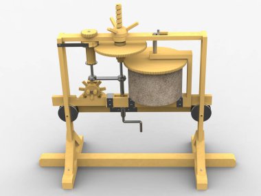 Gearbox, Leonardo da Vinci, Codex Madrid I/0014r.