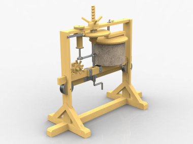Gearbox, Leonardo da Vinci, Codex Madrid I/0014r.