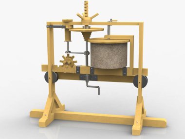 Gearbox, Leonardo da Vinci, Codex Madrid I/0014r.