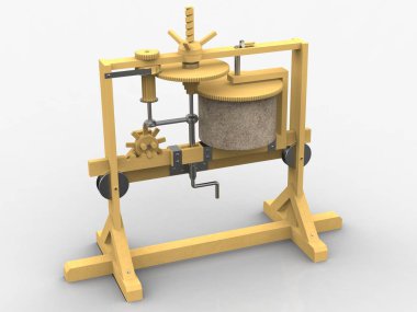 Gearbox, Leonardo da Vinci, Codex Madrid I/0014r.