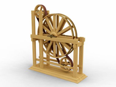 Perpetuum mobile - ağırlık kemeri taşıyan