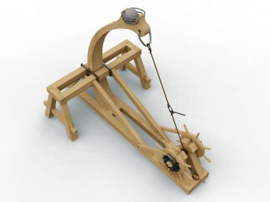 Mancınık, Leonardo da Vinci, Codex Atlanticus 0141r.