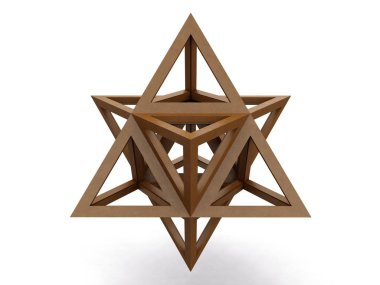 Octaedron Epirmenon Cenon, Leonardo da Vinci, Gösterim amacıyla Divina Proportione kitap sayfa 229.