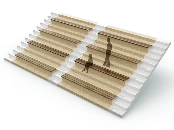 Oturma, amfitiyatro Leonardo da Vinci, Codex Atlanticus/0045r. 3D modeli.