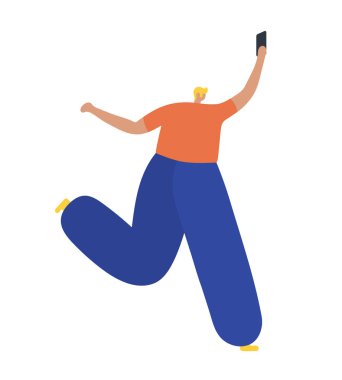 Cep telefonu tutan/gösteren/görüntüleyen iş adamı çalıştırma