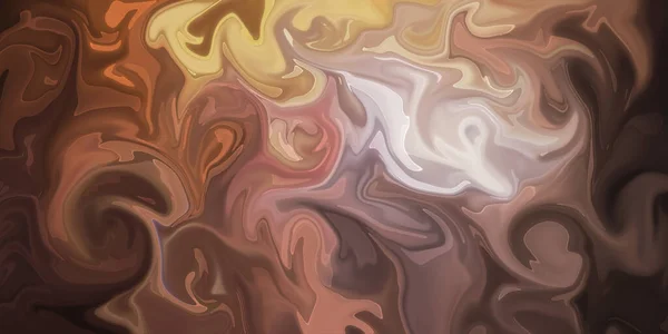 褐色の大理石の石の質感抽象的な背景 偽の塗装された人工的で大理石の表面デジタルマーブルイラスト — ストック写真