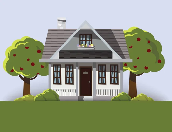 Background Image Dream House — Stockvector