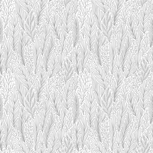 Illustration Vectorielle Colorée Motif Floral Sans Couture Avec Des Feuilles — Image vectorielle