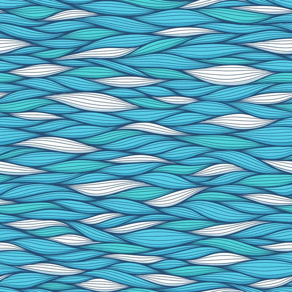 Abstracte golvende lijnen naadloze patronen set. Floral organische achtige vector illustratie. Bright kleurrijke tegels naadloos achtergrond collectie. — Stockvector
