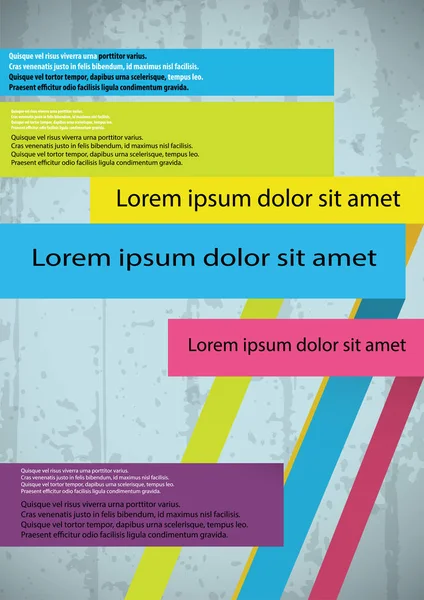 Folheto do folheto do folheto do cartaz cobrir espaço de layout de design para pho — Vetor de Stock
