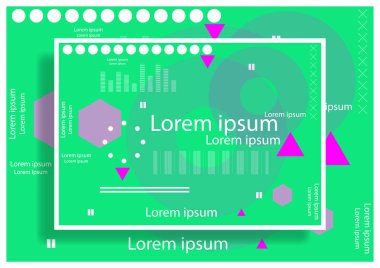 geometrik desenli soyut kapaklar. El ilanı soyut. Degrade kompozisyonu olan şekiller. Eps10 vektör şablonu.