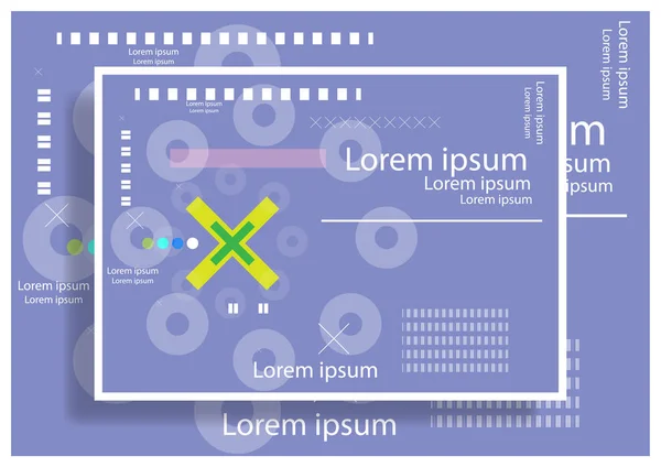 幾何学的パターンを持つ抽象的なカバー チラシの要約 グラデーションの構成を持つ図形 Eps10 ベクトル テンプレート — ストックベクタ