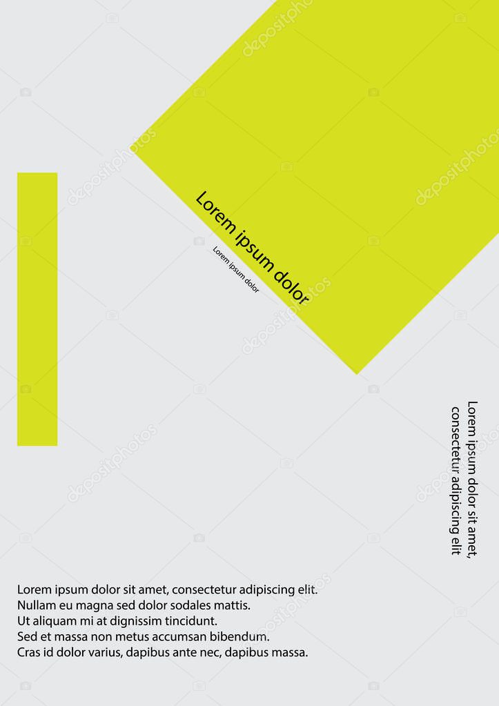 Brochures, design templates of A4 flyers. Vector illustration for business presentation, business paper, corporate document cover and template layouts. Abstract vector EPS 10.