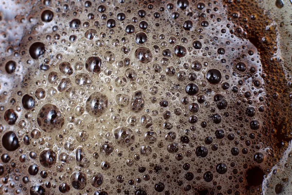 コーヒーの泡をクローズ アップ — ストック写真