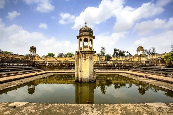 Víz Tartály Tárolja Víz Sivatagban Ősi Azóta Rajasthan India — Stock Fotó