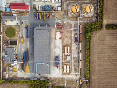 Romanya 'nın Timisoara kenti yakınlarındaki bir sanayi bütan gazı şişeleme fabrikasının hava aracı görüntüsü 9 Eylül 2025' te ele geçirildi.