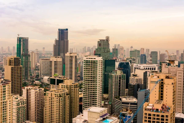 Makati Metro Manila Filipinas Jan 2016 Edificios Del Distrito Negocios — Foto de Stock