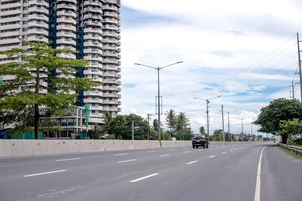 Άποψη Της Παραλιακής Οδού Cavitex Στο Paranaque Metro Manila — Φωτογραφία Αρχείου