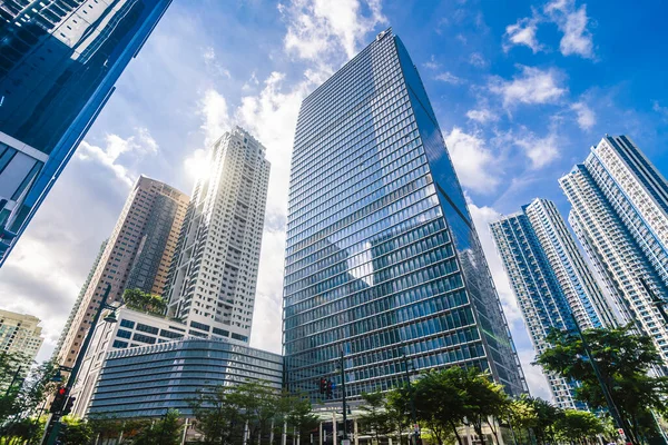 Bonifacio Global City Taguig Metro Manila Grattacieli Ultra Moderni Fort — Foto Stock