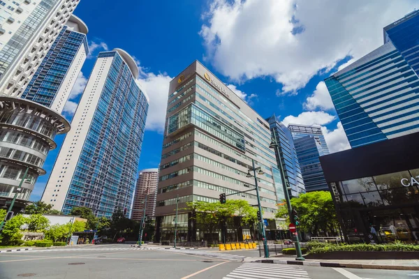 Bonifacio Global City Taguig Metro Manila August 2020 Modern Skytowers — 图库照片