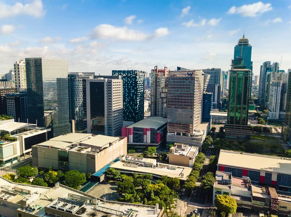 Bonifacio Global City Taguig Metro Manila Aérea Del Skyline Bonifacio — Foto de Stock