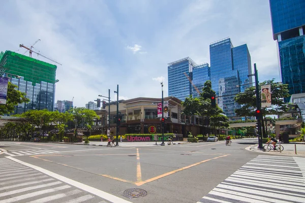 Bonifacio Global City Taguig Metro Manila Aug 2020 Uptown Shopping — стоковое фото