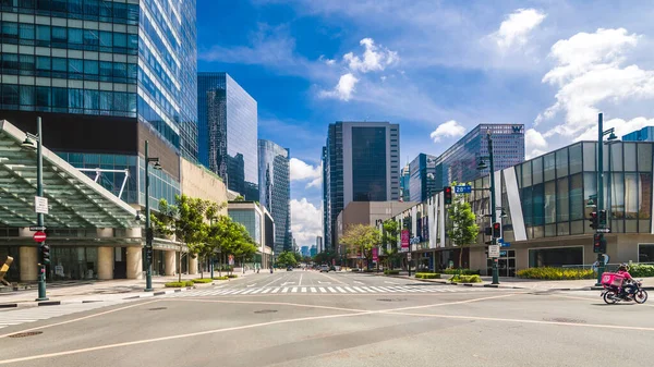 Bonifacio Global City Taguig Philippines Aug 2020 Торговые Центры Офисные — стоковое фото