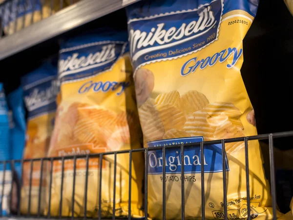 Manille Philippines Sept 2020 Mikesell Potato Chips Est Une Marque — Photo